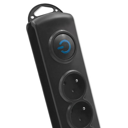 QOLTEC LISTWA ANTYPRZEPIĘCIOWA | 8 GNIAZD | 1,8M