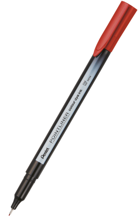CIENKOPIS PENTEL POINTLINER S40-B CZERWONY 0.4 MM