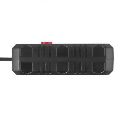 MACLEAN LISTWA ZASILAJĄCA MCE388 B 2 GNIAZDA, 3XUSB, 110-240V AC 50/60HZ, 2.1A MAX 2500W, 3M CZARNA