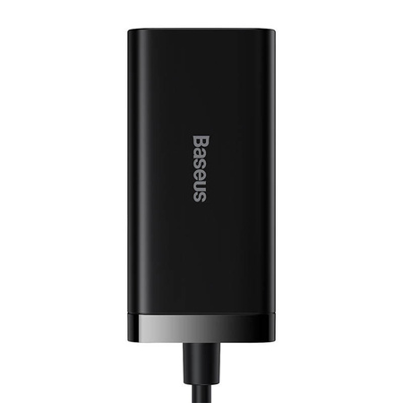 ŁADOWARKA SIECIOWA BASEUS GAN3 PRO 2XUSB-C + 2XUSB, 100W (CZARNA)