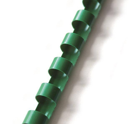 GRZBIET PLASTIKOWY 22MM ARGO 405225 ZIELONY 50SZT