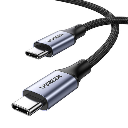 KABEL USB-C DO USB-C UGREEN US535, 240W, 2M (CZARNY)