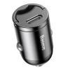 Mini ładowarka samochodowa Baseus Tiny Star USB-C, QC 4.0+, PD, 30W (szara)