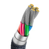 KABEL USB DO USB-C BASEUS CRYSTAL SHINE, 100W, 2M (CZARNY)