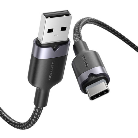 KABEL USB 2.0 A DO USB-C 3A VENTION CTNBH 2M (CZARNY)