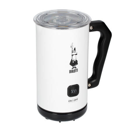 BIALETTI MILK FROTHER MKF02 BIANCO - ELEKTRYCZNY SPIENIACZ DO MLEKA BIAŁY