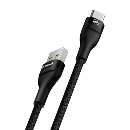 KABEL USB DO USB-C BASEUS FLASH 2 100W, 2M (CZARNY)