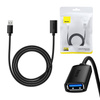 Przedłużacz Baseus USB 3.0 męski do żeński, AirJoy series, 1.5m (czarny)