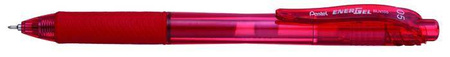 CIENKOPIS KULKOWY PENTEL ENERGEL BLN105-B CZERWONY 0.5