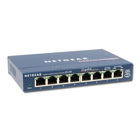NETGEAR SWITCH UNMANAGED PLUS 8XGE - GS108GE
