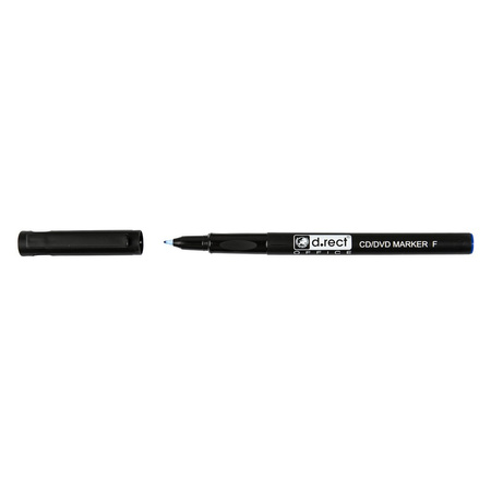 MARKER CD/DVD D.RECT NIEBIESKI 0.7MM