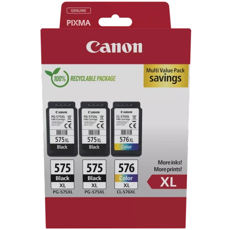 CANON ORYGINALNY INK / TUSZ PG-575XL/CL-576XL, 5437C004, CMYK, 2*400/1*300S