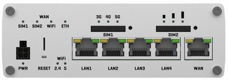 TELTONIKA ROUTER 5G RUTX50 DUAL SIM, GNSS, WIFI, 4XLAN, USB2.0
