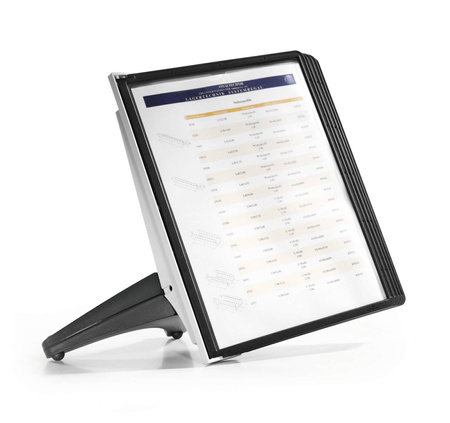 SYSTEM PREZENTACYJNY Z 5 PANELAMI A4 DURABLE SHERPA SOHO TABLE 554001 CZARNY