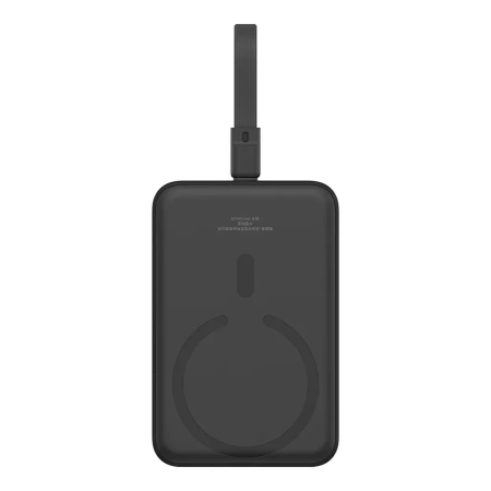 Powerbank magnetyczny Baseus Magnetic Mini 10000mAh, Lightning 20W MagSafe (czarny)
