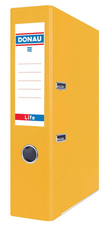 SEGREGATOR A4 DONAU LIFE 75MM ŻÓŁTY NEON