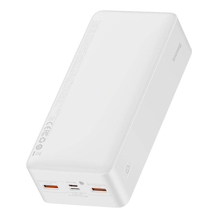 POWERBANK BASEUS BIPOW 30000MAH, 2XUSB, USB-C, 20W (BIAŁY)