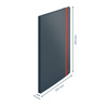 ALBUM OFERTOWY A4 LEITZ COSY 46700089 AKSAMITNY SZARY 20 KOSZULEK