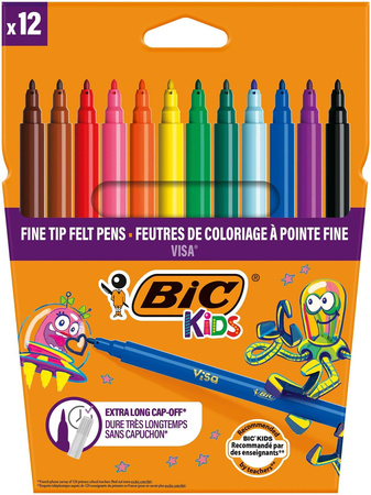 FLAMASTRY BIC KIDS VISA 8886956 MIX*12