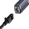 ADAPTER SIECIOWY BASEUS LITE SERIES USB-C DO RJ45 (SZARY)