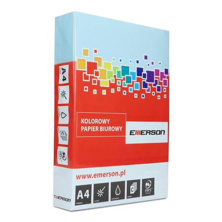 PAPIER KSERO KOLOR A4 EMERSON NIEBIESKI 80G 500 ARK
