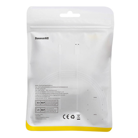 KABEL USB DO USB-C BASEUS SUPERIOR 100W 1.5M (BIAŁY)