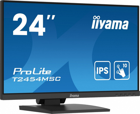 IIYAMA MONITOR 24 CALE T2454MSC-B2AG 10 PKT. POJ,IPS,HDMI,DP,FHD,300CD,4MS, 2X2W