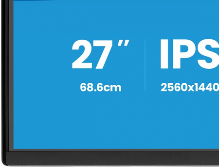 IIYAMA MONITOR 27 CALI X2792QSU-B1 IPS,QHD,120HZ,HDMI,DP, 350CD,1500:1,      CIENKIE RAMKI, 2XUSB 3.2, ERP B