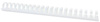 GRZBIET PLASTIKOWY 28,5MM (270 KARTEK) OFFICE PRODUCTS BIAŁY 50 SZT.
