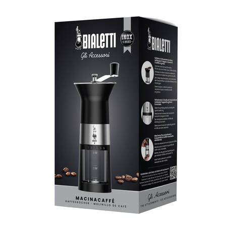BIALETTI - MŁYNEK DO KAWY PRO - CZARNY