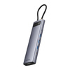 HUB 11W1 BASEUS STARJOY METAL GLAM SERIES, USB-C DO HDMI +VGA + 3 X USB 3.0 + USB 2.0+USB-C PD + RJ45 + SD/TF +3,5MM
