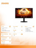 AOC Monitor 25G4SXU 24.5 cala 300Hz Fast IPS HDMIx2 DP Pivot