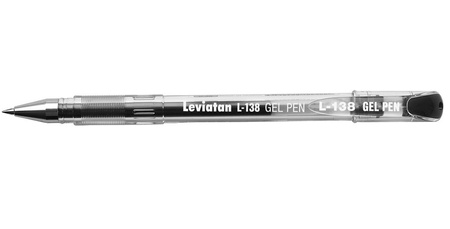 DŁUGOPIS ŻELOWY LEVIATAN L-138 CZARNY