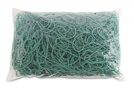 GUMKI RECEPTURKI OFFICE PRODUCTS 100MM 1,5X1,5MM 60% ZIELONE 1KG