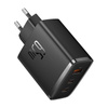 ŁADOWARKA SIECIOWA BASEUS OS-CUBE PRO 2XUSB-C + USB, 65W (CZARNA)