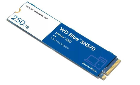 WESTERN DIGITAL DYSK SSD BLUE 250GB SN570 2280 NVME M.2 GEN3