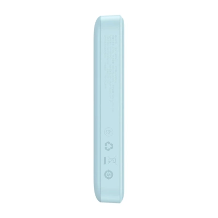 POWERBANK MAGNETYCZNY BASEUS MAGNETIC MINI 10000MAH, USB-C 20W MAGSAFE (NIEBIESKI)