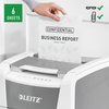 NISZCZARKA P-5 A4 LEITZ IQ OFFICE 150 80140000 6 KARTEK 2X15MM 44 LITRY