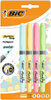 ZAKREŚLACZ BIC HIGHLIGHTER GRIP PASTEL 964859 MIX*4 1.6-3.3MM 4SZT