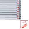 PRZEKŁADKI A-Z A4 MAXI ESSELTE 100129 SZARY PP