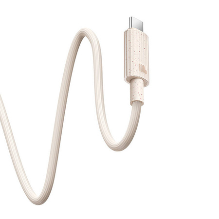 KABEL SZYBKO ŁADUJĄCY BASEUS USB DO USB-C HABITAT SERIES 100W, 2M (RÓŻOWY)