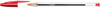 Długopis BIC CRISTAL 847899 czerwony 1.0mm przezroczysta obudowa