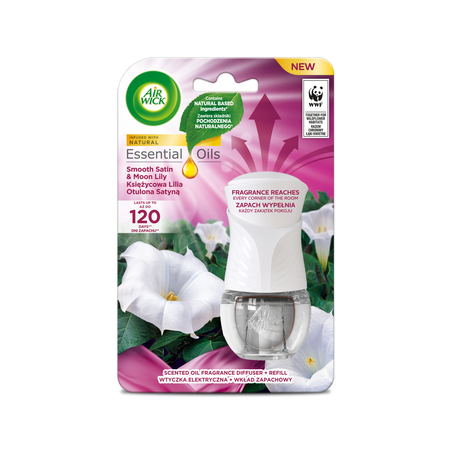 ODŚWIEŻACZ POWIETRZA URZĄDZENIE + WKŁAD AIR WICK ELECTRIC KSIĘŻYCOWA LILIA 19ML