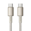 Kabel USB-C do USB-C Baseus Tungsten Gold, 100W, 2m (złoty)