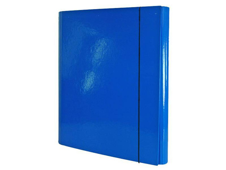 TECZKA SKRZYDŁOWA Z GUMKĄ A4 3CM EPRIMO E0594 GRANATOWA KARTON 2MM