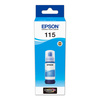 EPSON 115 ORYGINALNY INK / TUSZ C13T07D24A, CYAN, EPSON ECOTANK L8160, L8180