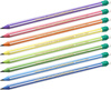 OŁÓWEK OSTRZONY Z GUMKĄ BEZDRZEWNY BIC EVOLUTION STRIPES 646 HB 8960342 HB