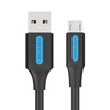 KABEL USB 2.0 A DO MICRO USB VENTION COLBH 3A 2M CZARNY