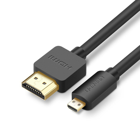 Kabel UGREEN HD127 micro HDMI-HDMI 3m (czarny)