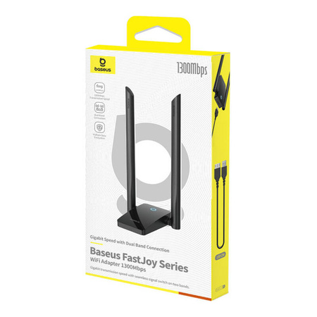 ADAPTER WIFI BASEUS FASTJOY 1300MBPS (CZARNY)